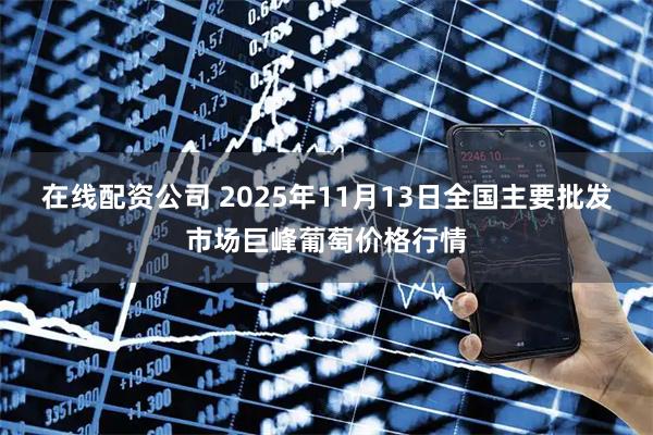 在线配资公司 2025年11月13日全国主要批发市场巨峰葡萄价格行情